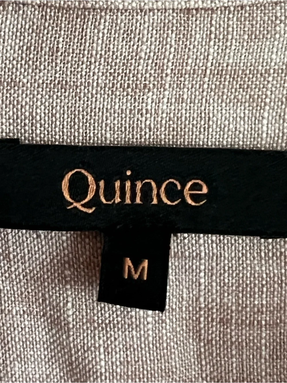 Quince 100% European Linen Long Sleeve Shirt in M